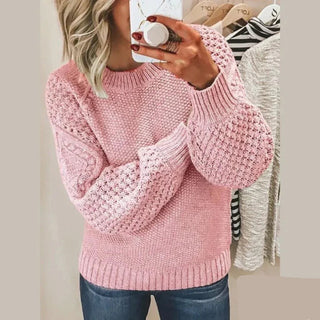 Chunky sweater med struktur