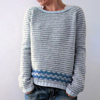 Fair Isle Striktrøje | Casual Vinterlook | Uldblanding