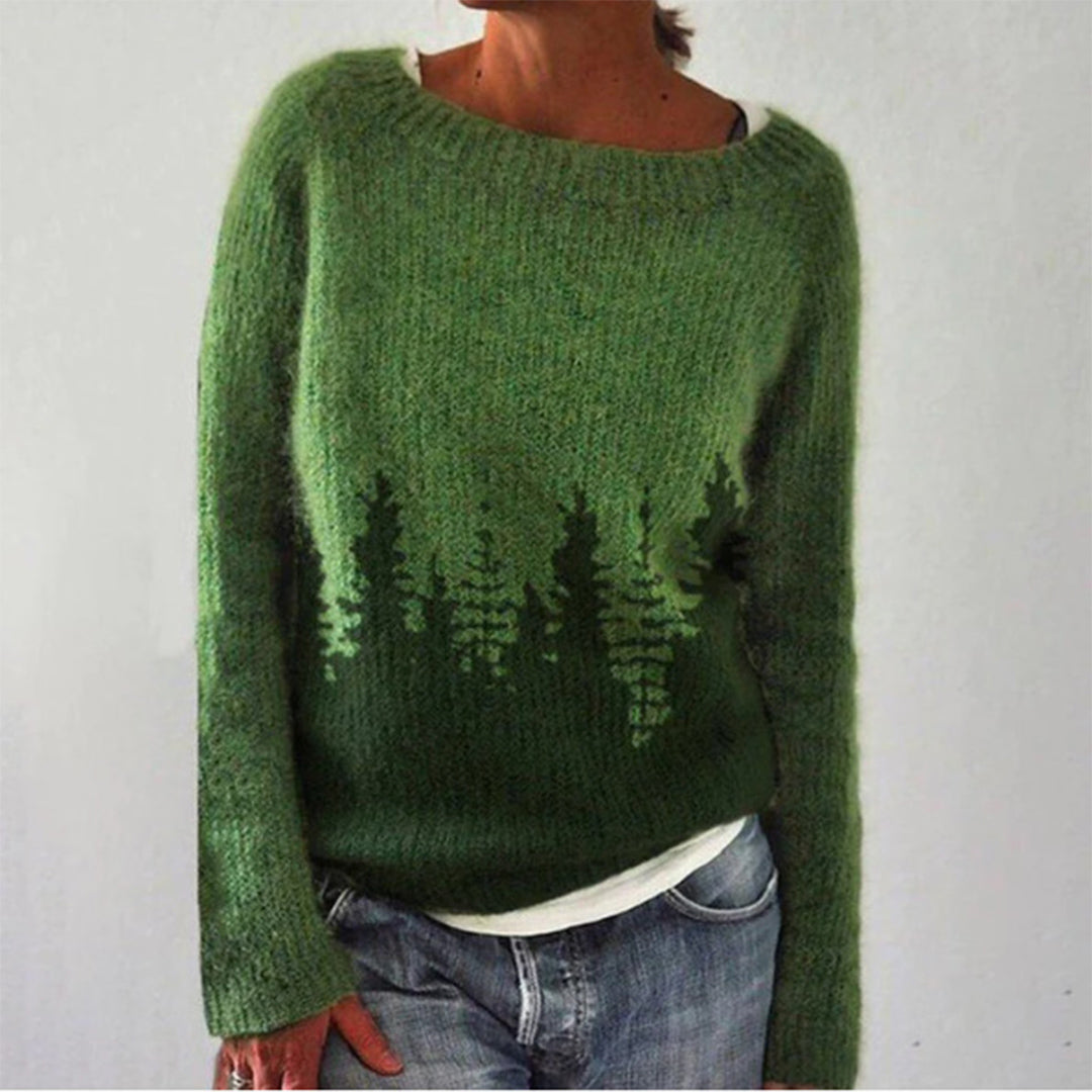 Fair Isle Striktrøje | Casual Vinterlook | Uldblanding