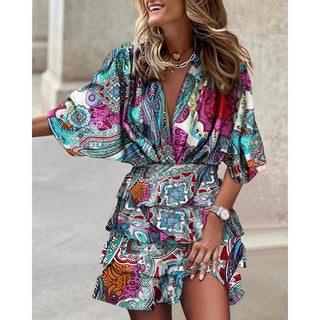 Festlig Playsuit med Flæser
