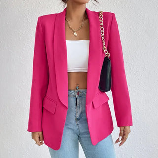 Klassisk Blazer | Farverig og Elegant | Perfekt til Kontor og Hverdag