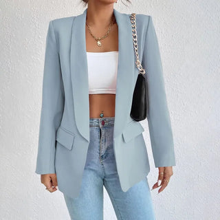 Klassisk Blazer | Farverig og Elegant | Perfekt til Kontor og Hverdag