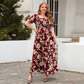 Isla | Off-Shoulder Maxi Kjole | Blomsterprint & Elegance