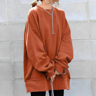 Oversize bomuldssweatshirt