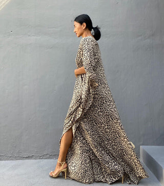Leopard Kaftankjole