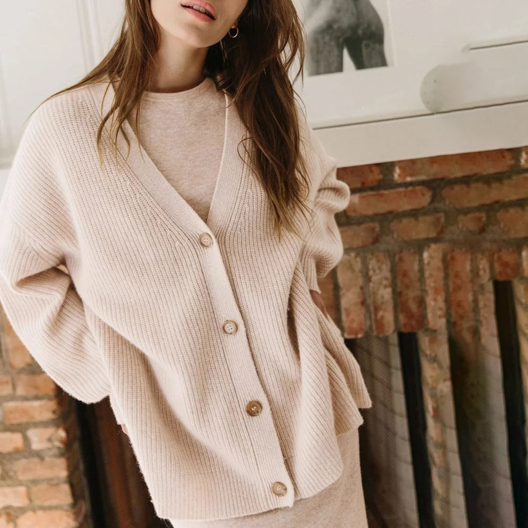 Cozy Strikket Cardigan | Alsidigt Lag | Komfortabel Pasform