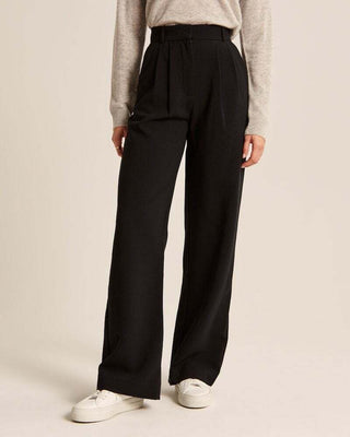 High-Waist Vide Bukser