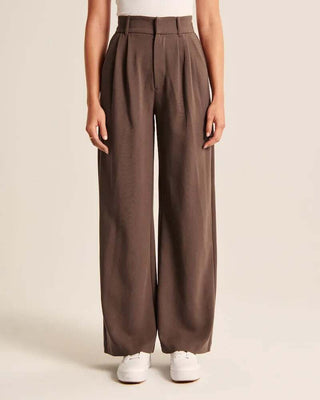 High-Waist Vide Bukser