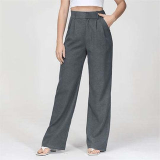 High-Waist Vide Bukser