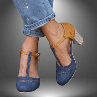 Retro Pumps med T-rem