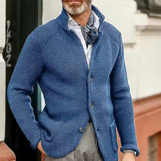 Strikket Cardigan med Knapper