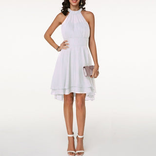 Asymmetrisk Kjole | Chiffon | Elegant til Sommer og Fest