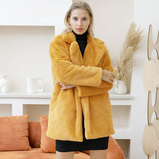 Pelsjakke i Kunstpels | Varm og Blød | Elegant Vinterlook