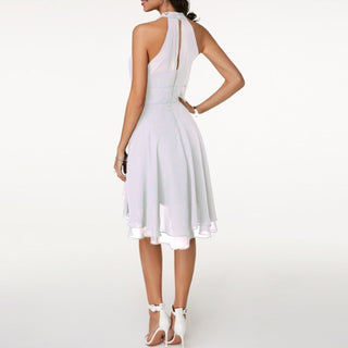 Asymmetrisk Kjole | Chiffon | Elegant til Sommer og Fest