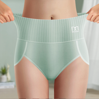 Højtaljet Shapewear med Rib Design