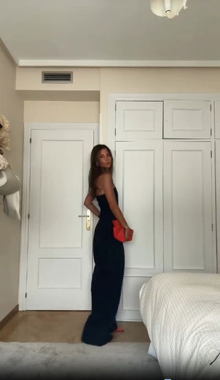 Stropløs Jumpsuit med Vide Ben