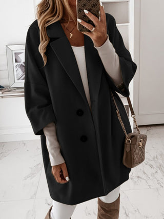 Oversized Minimalistisk Frakke