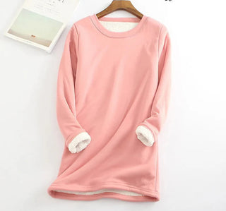 Fleeceforet sweatshirt-kjole