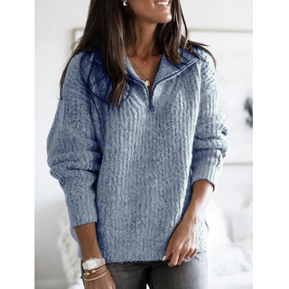 Teddy fleece zip-strik