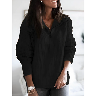 Teddy fleece zip-strik