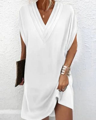 V-Neck Lounge Minikjole