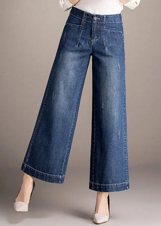 Denimjeans med vide ben