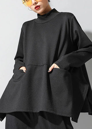 Oversized Minimalistisk Sweatshirt