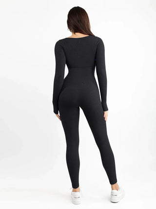 Ribbed Jumpsuit Komfort og Stil