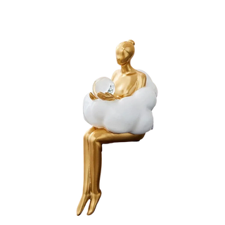 Elegante Kvindelige Skulpturer