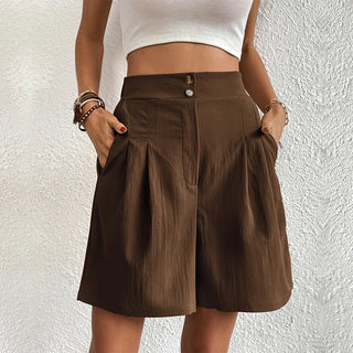 Shorts Sartoriali Vita Alta