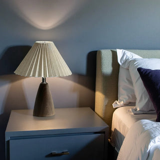 Træbaseret LED Bordlampe