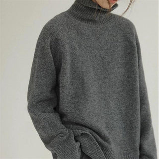 Oversized Rullekrave-Sweater