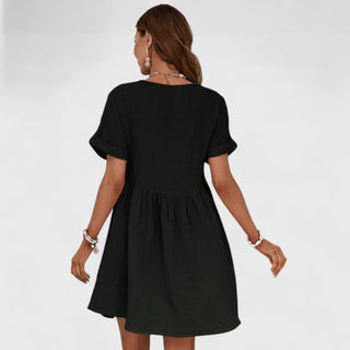 Sommer kjole med broderi