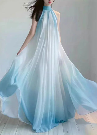Gradient Halterneck Kjole