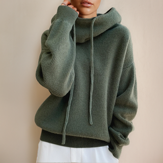 Cozy Ribbed Strikket Sweater