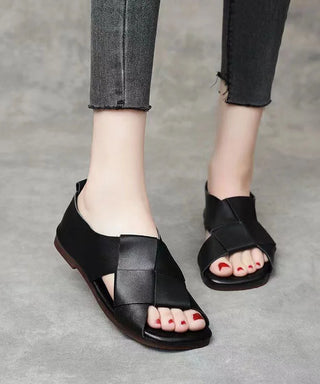 Flettede Flade Sandaler