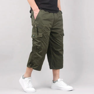 Camouflage cargo shorts