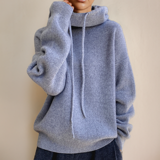 Cozy Ribbed Strikket Sweater