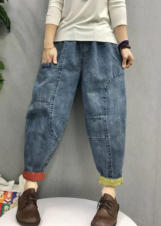 Farvede Kant Detaljer Jeans