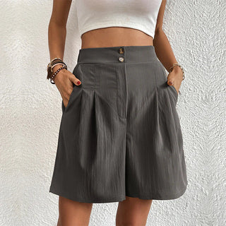 Shorts Sartoriali Vita Alta