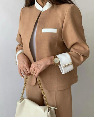 Kontrastdetalje Blazer