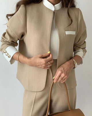 Kontrastdetalje Blazer