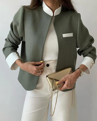Kontrastdetalje Blazer