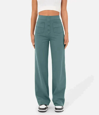 Agnes - Entspannte Hose mit hoher Taille und elastischem Bund