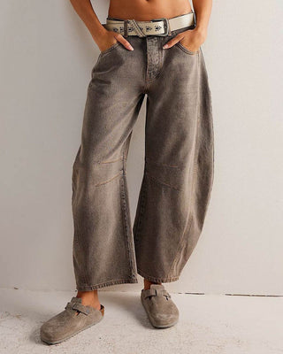 Wide Leg Jeans | Denim | Høj Talje og Afslappet Pasform