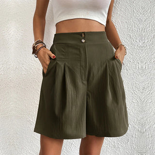 Shorts Sartoriali Vita Alta