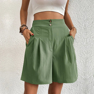 Shorts Sartoriali Vita Alta