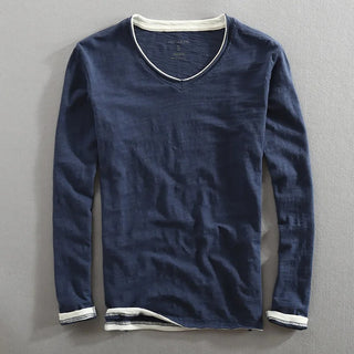 Langærmet T-shirt med Dobbelteffekt
