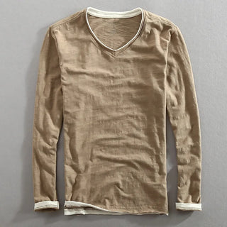 Langærmet T-shirt med Dobbelteffekt