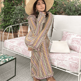 Lace Knit Maxi Dress | Summer Beach Cover | Lightweight and Boho